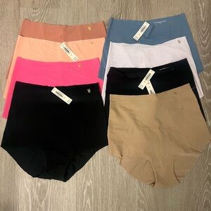 Victoria's Secret Lot of 8 NWT Brief/Slip Panties, High Rise, Size Small